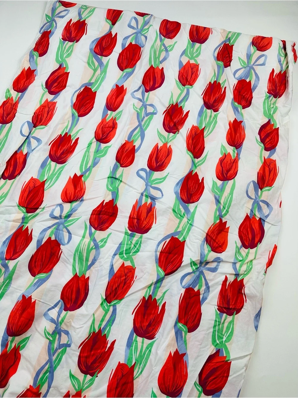 Urban Outfitters Kristen Tulip Floral Duvet Cover Bedding Twin